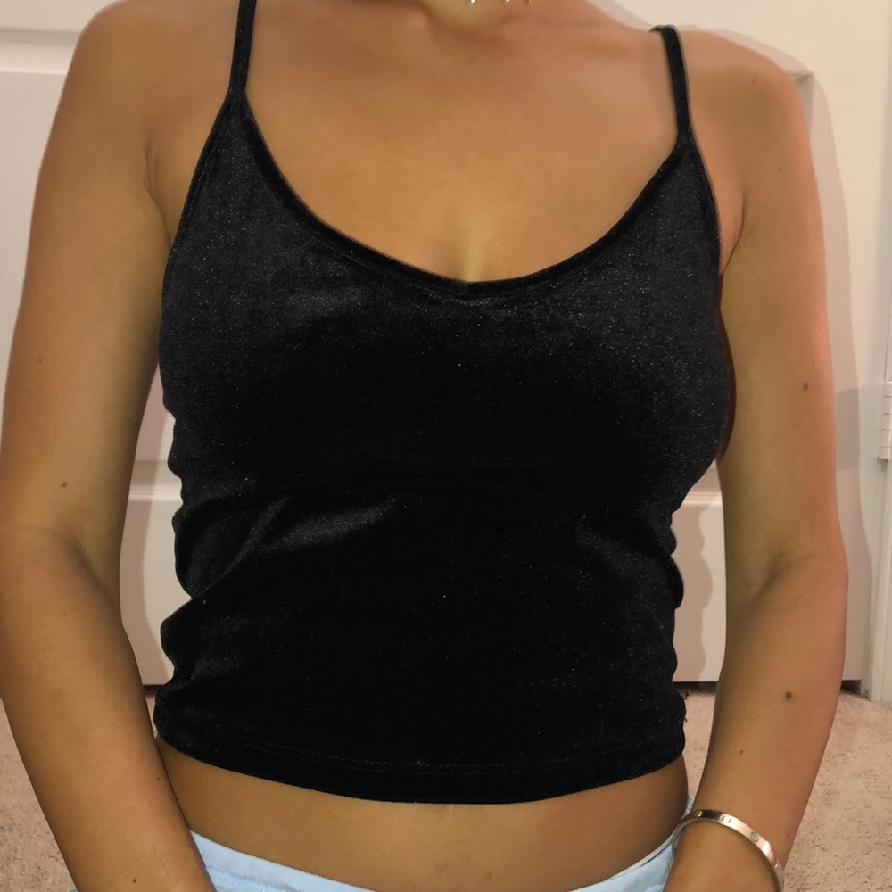 Velvet tank top